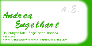 andrea engelhart business card